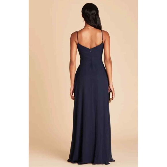 Birdy Grey women's Convertible Dress‎ Devin Chiffon Navy Size Medium - Picture 5 of 16